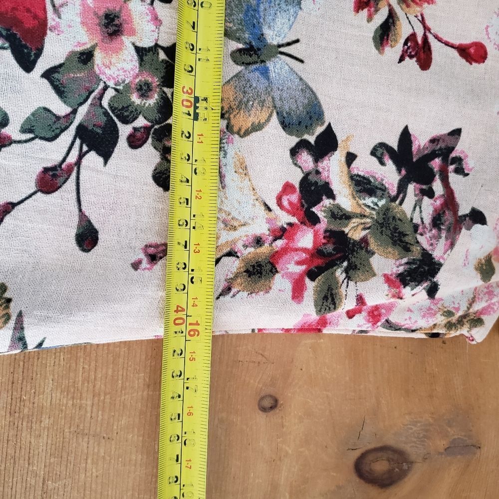 Papillon Sleeveless Pink Floral Cotton Mini Dress Xsmall NWT - Picture 7 of 15